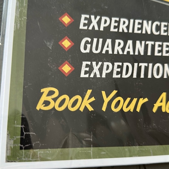 Backwoods Adventure Bigfoot Tour High Quality Print 12"x18" Sasquatch Mountains - Picture 11 of 12